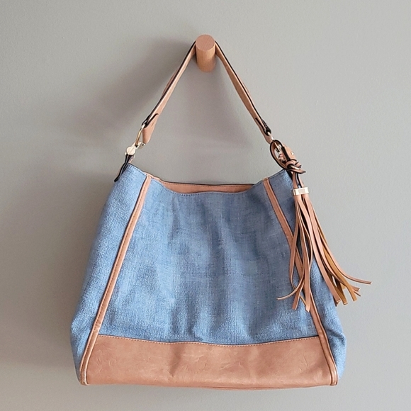 Sondra Roberts Two-Tone Hobo bag - Picture 1 of 5